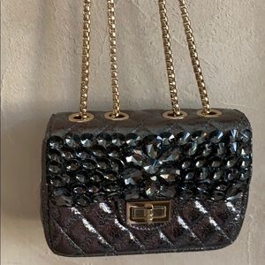 Silver & gold mini bag